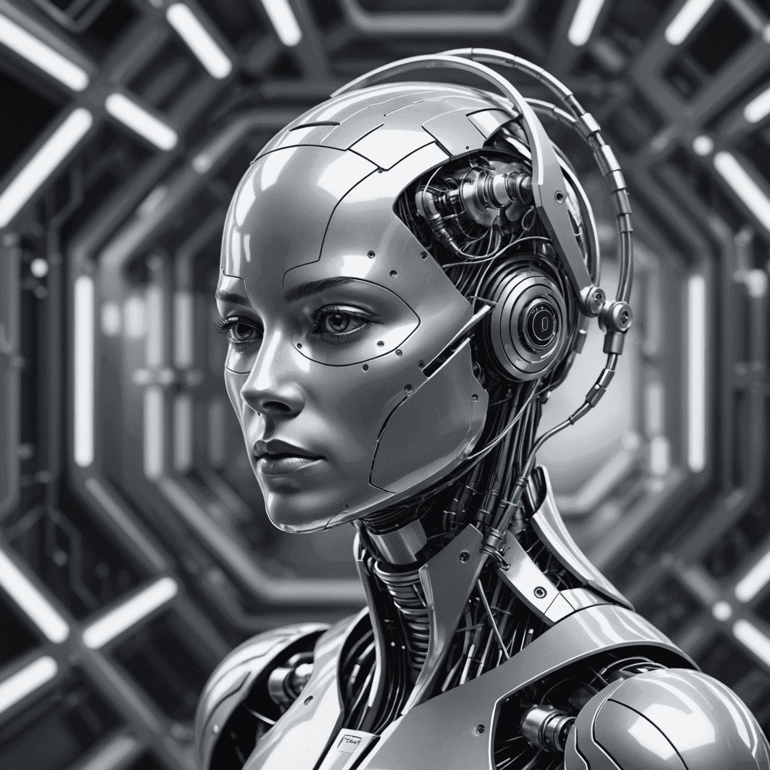 A futuristic illustration depicting advanced digital and quantum technologies in silver and grey tones, symbolizing the cutting-edge innovations discussed in the Megri blog.